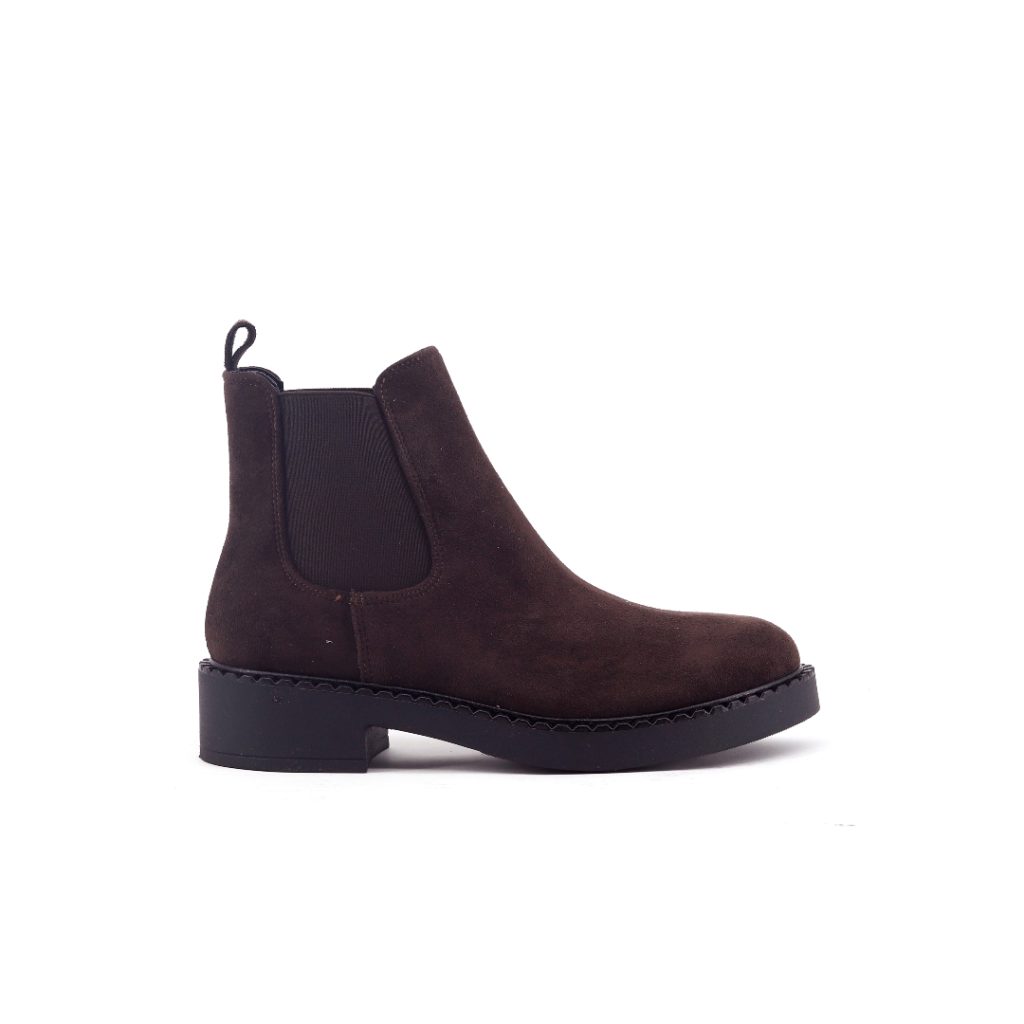 Club Style Chelsea Boot Camoscio Marrone