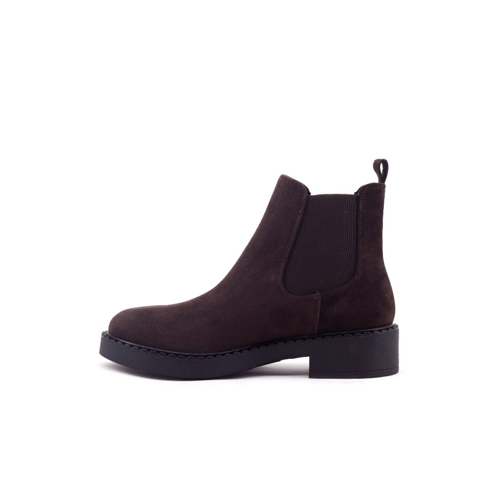 Club Style Chelsea Boot Camoscio Marrone