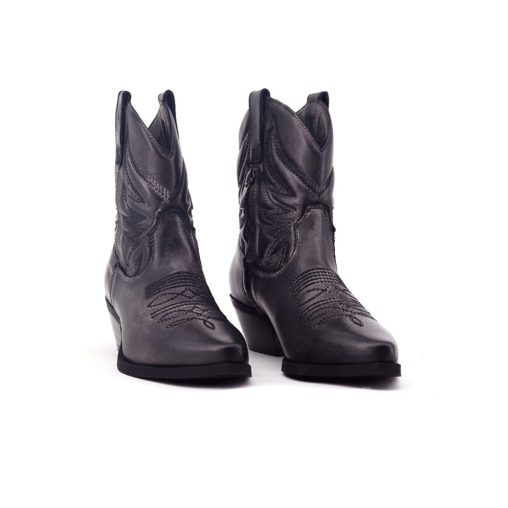 Club Style Texano Basso Fiamme Nero