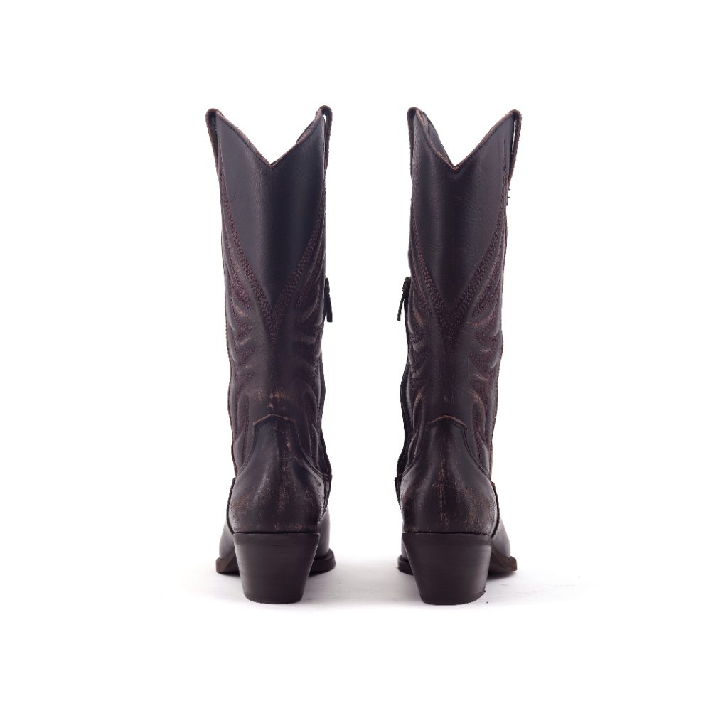 Club Style Texano Alto Fiamme Marrone