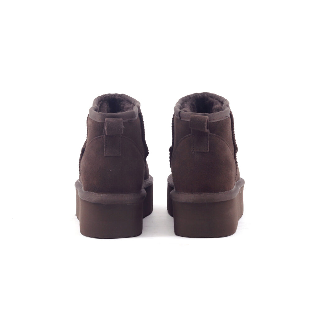 Club Style Simil Ugg Ultra Mini Platform Marrone